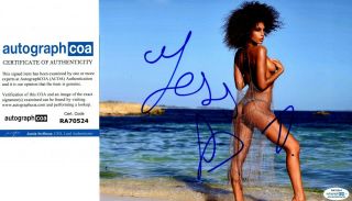 Jessica Aidi Autographed 8 X 10 Photo Hot Sexy S.  I.  Swimsuit 2019 Acoa Ra70524