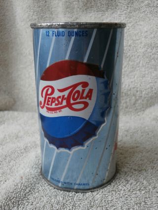 Vintage Metal Pepsi Cola Soda Can Sunman Indiana