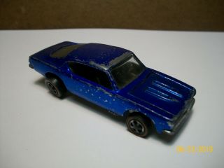 Vintage 1967 Hot Wheels Redline - Custom Barracuda (blue)