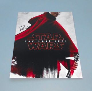 Daisy Ridley Autograph Signed 8x10 " Star Wars " Photo With