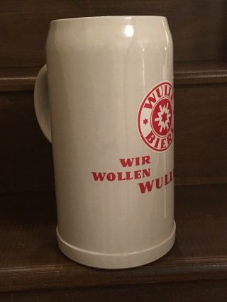 Octoberfest Vintage 3l Stoneware Beer Stein Germany Wir Wollen Wulle Biere