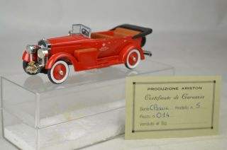 Ariston Italy Classic Series Hand Made Fire Service Vehicle 5 " Long W/box