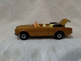 Matchbox Superfast 69c Rolls Royce Silver Shadow Coupe - Metallic Gold -