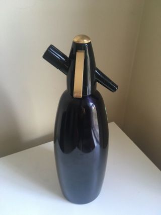 Vintage Isi Austria 1000 Ml.  Purple Soda Siphon Bottle Seltzer Nib