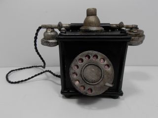 Vintage Collectable Tin Toy Telephone Bank
