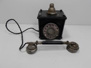 Vintage Collectable Tin Toy Telephone Bank 2