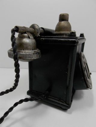 Vintage Collectable Tin Toy Telephone Bank 3