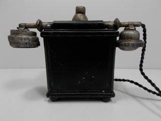 Vintage Collectable Tin Toy Telephone Bank 4