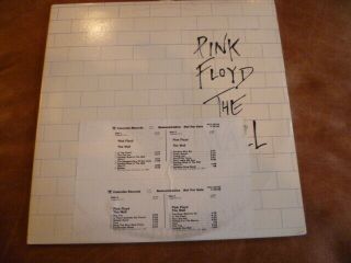 Pink Floyd - The Wall (us) 1980 2xlp Columbia Pc2 36183 2xlp Gatefold Promo Strip