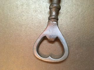 Vintage Brass Metal EQUESTRIAN Horse Bottle Opener Barware 4.  5 