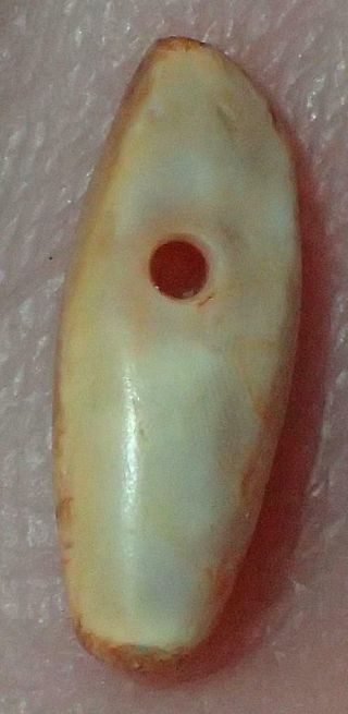 10.  5mm Ancient Syrian Etched Carnelian Agate Pendant Bead,  4000,  Years Old,  S1004