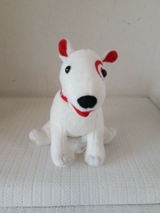 Target Bullseye Plush Stuffed Animal Bull Terrier Dog Beanbag Toy 2011