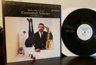 Know What I Mean? Cannonball Adderley With Bill Evans 1984 Re - Press Vinyl Nm