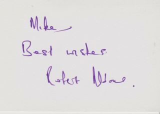 Dr Who 1964,  Dads Army 1969 ROBERT ALDOUS signed Album white card 2
