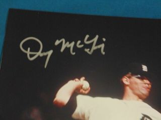 Denny McLain Autograph Photos - MLB signature picture Cy Young MVP Tigers 2
