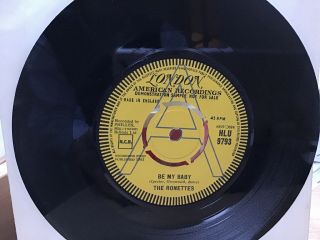 The Ronettes - Be My Baby/tedesco And Pitman Rare London Uk Promo Hl9793