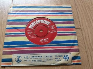 Beatles.  Love Me Do 7 " Parlophone Red Label
