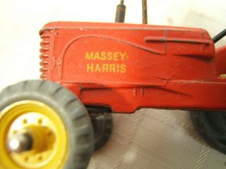 VINTAGE DINKY TOYS MASSEY HARRIS TRACTOR WITH DRIVER VGC 5