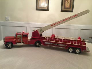 Vintage 1980’s Nylint Classic 2 Piece Aerial Hook - N - Ladder Fire Truck -