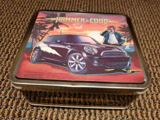 " Hammer & Coop " Metal Mini Cooper Collectible Lunchbox