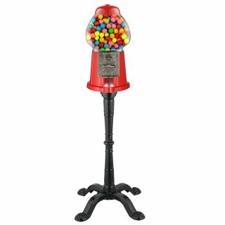 Vintage Gumball Machine Dispenser For Kids Real Carousel Candy Bubble Gum Bank