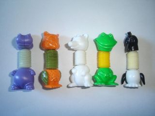 Kinder Surprise Set - Bellows Animals 1990 Balg - Figures Toys Collectibles