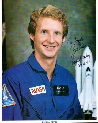 Autographed Nasa Photo Astronaut Steven A Hawley Hand Signed