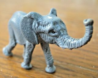 Detail Lost Wax Bronze Miniature Baby Elephant / Dumbo Cold Painted