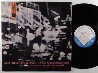 Art Blakey At The Jazz Corner Of The World Vol 1 Blue Note Lp Mono W63rd