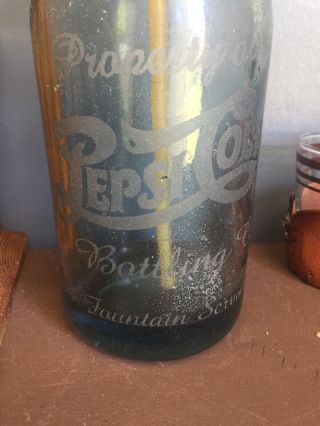 Pepsi Double Dot Seltzer Bottle