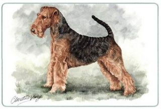 Airedale Terrier Cutting Board,  Small