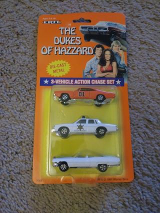 Dukes Of Hazzard Chase Set - 1:64 Scale Collectible (1997) And Rare