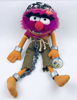 Rare 22” Collector’s Animal Disguised Pirate In Chains Muppet Nanco Jim Henson