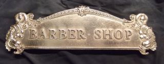 Barber Shop - Haircut And Shave Cash Register Top Sign 13 1/8 " C - C