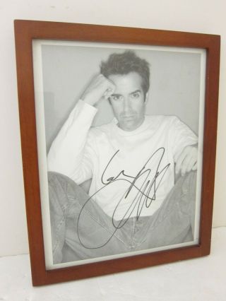 David Copperfield Signed Autographed B/w Photo Magician Illusionist Framed 8x10