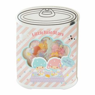 Little Twin Stars Plump Stickers 25 Pieses Packed Cans Sanrio F/s 2019 Kiki