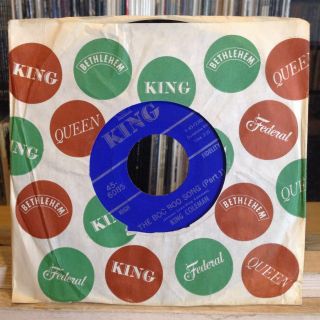 Exc 45 Rpm James Brown (carlton) King Coleman The Boo Boo Song (parts 1 & 2)