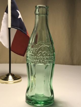 PAT ' D DEC.  25,  1923 Coca - Cola Hobbleskirt Coke Bottle - CISCO,  TEX Texas 3