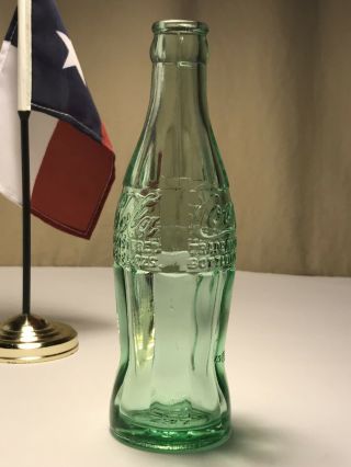 PAT ' D DEC.  25,  1923 Coca - Cola Hobbleskirt Coke Bottle - CISCO,  TEX Texas 4