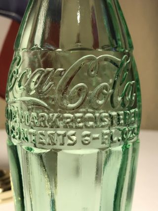 PAT ' D DEC.  25,  1923 Coca - Cola Hobbleskirt Coke Bottle - CISCO,  TEX Texas 7