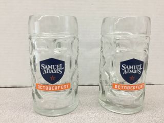 Samuel Adams 16 Oz.  Glass Beer Mug Steins - Octoberfest Seasonal Brew