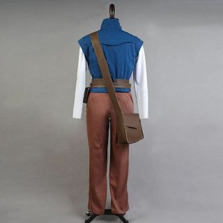 Movie Tangled Rapunzel Prince Flynn Rider Cosplay Cos Costume 2