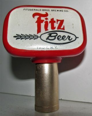Fitz Beer Troy Ny Tap Knob Fitzgerald Brewing Co