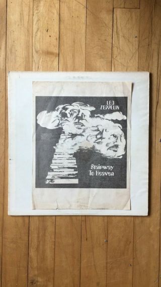 Led Zeppelin Vinyl Bootleg Stairway To Heaven