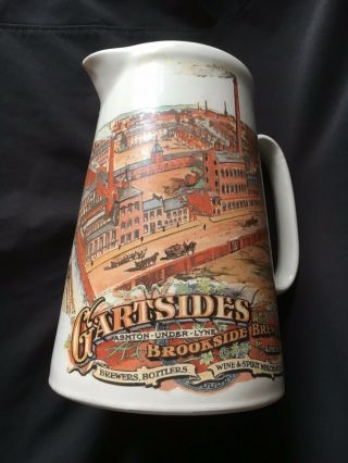 Gartsides Brewery Advertising Pub Jug,  Vintage,  Rare.