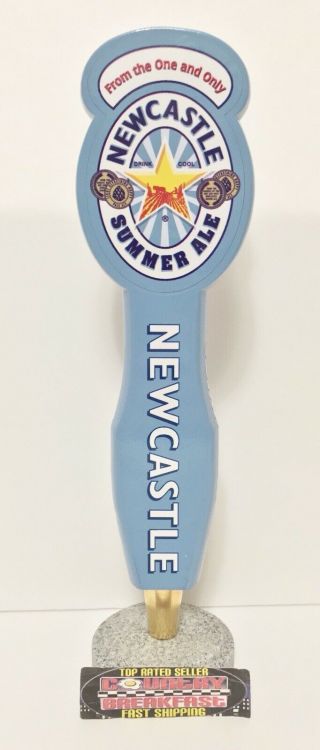 Newcastle Summer Ale Logo Beer Tap Handle 11.  5” Tall - In Bag