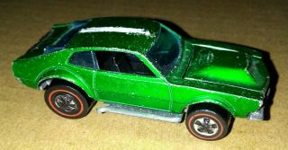 1969 Mattel Hot Wheels Redline Mighty Maverick US Green 3