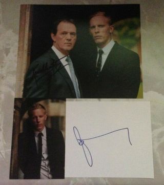 Lewis - Kevin Whately & Laurence Fox Hand Signed Photograph & Card