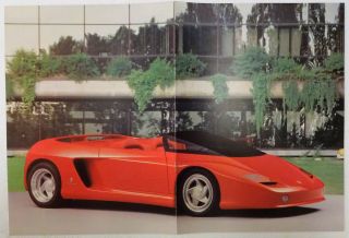 1989/1990 Ferrari Mythos By Pininfarina Debut Brochure - Tokyo Motor Show Brunei