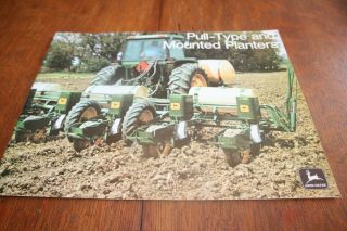 John Deere Pull - Type And Mounted Planters Brochure 1240 493 - A 1973